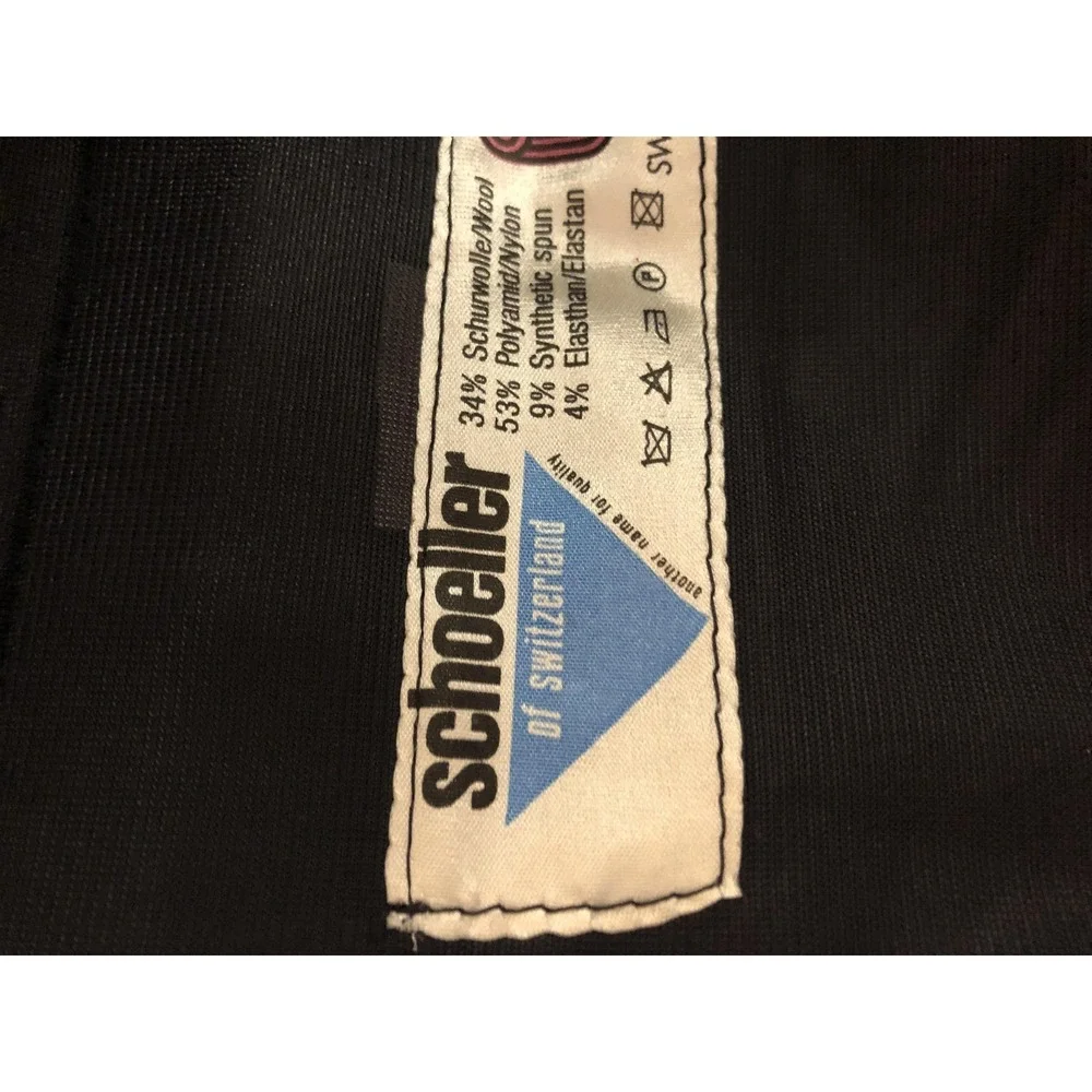 Vintage Roffe Ski Pants Mens 30 Long Black Tempo II Wool Blend Made USA 80s